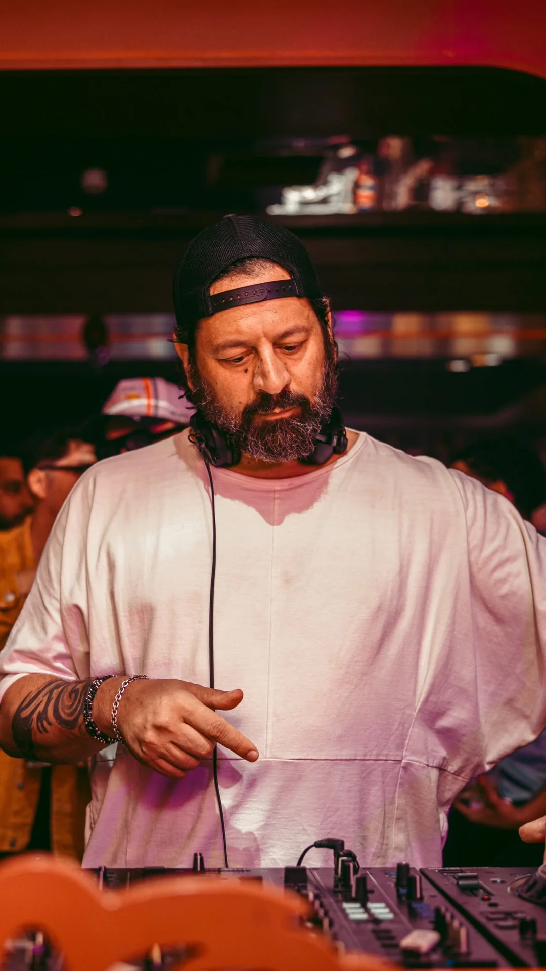 Luca Saporito performing at The Club Agadir in the official recap